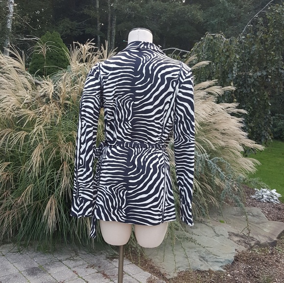 NWT JMcLaughlin Wilton Wrap Zebra Tunic - Picture 5 of 9